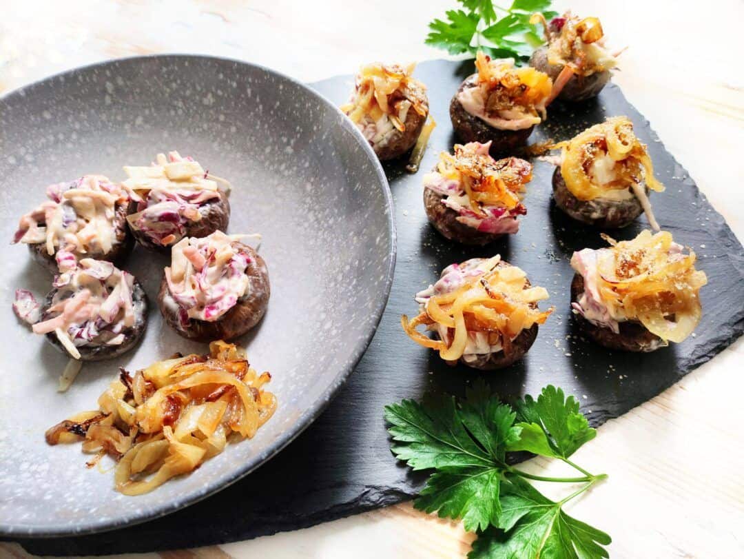 Vegan Stuffed Mushrooms